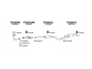VENEPORTE 300017 išmetimo sistema 
 Išmetimo sistema -> Išmetimo sistema, visa