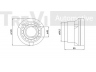 TREVI AUTOMOTIVE WB1646 rato guolio komplektas 
 Ašies montavimas/vairavimo mechanizmas/ratai -> Rato stebulė/montavimas -> Rato guolis
93810034