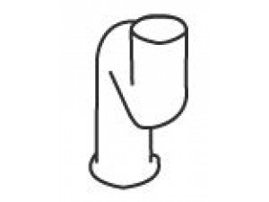 DINEX 47555 išleidimo kolektorius 
 Išmetimo sistema -> Išmetimo vamzdžiai
82.15204.1001