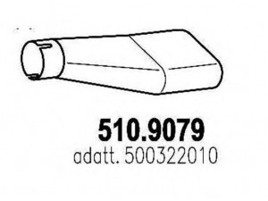 ASSO 510.9079 išleidimo kolektorius
500322010