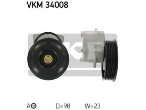 SKF VKM 34008 įtempiklio skriemulys, V formos rumbuotas diržas 
 Diržinė pavara -> V formos rumbuotas diržas/komplektas -> Įtempiklio skriemulys
1004475, 1077689, 96MF6A228 AD