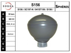 EAI S156 pakabos sfera, pneumatinė pakaba
527634
