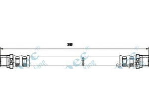 APEC braking HOS3606 stabdžių žarnelė 
 Stabdžių sistema -> Stabdžių žarnelės
2D0611775