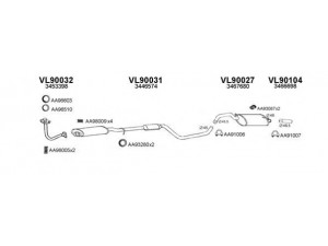 VENEPORTE 900089 išmetimo sistema