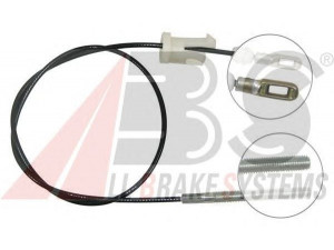 A.B.S. K15777 trosas, stovėjimo stabdys 
 Stabdžių sistema -> Valdymo svirtys/trosai
4241311