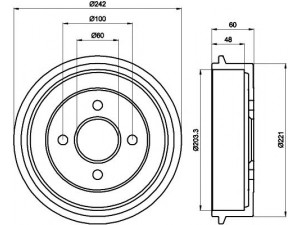 HELLA PAGID 8DT 355 302-341 stabdžių būgnas 
 Stabdžių sistema -> Būgninis stabdys -> Stabdžių būgnas
3296108