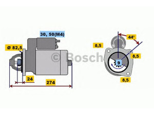 BOSCH 0 001 218 177 starteris 
 Elektros įranga -> Starterio sistema -> Starteris