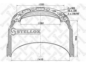 STELLOX 85-00176-SX stabdžių būgnas
1075310