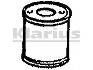 KLARIUS 210164 vidurinis duslintuvas 
 Išmetimo sistema -> Duslintuvas
172055, 172055