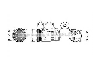 AVA QUALITY COOLING AIK001 kompresorius, oro kondicionierius 
 Oro kondicionavimas -> Kompresorius/dalys
1J0820803, 1J0820803A, 1J0820805