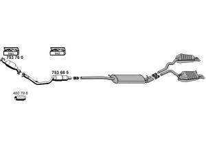 ERNST 010436 išmetimo sistema 
 Išmetimo sistema -> Išmetimo sistema, visa