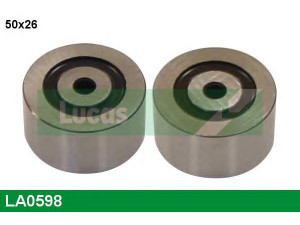 LUCAS ENGINE DRIVE LA0598 kreipiantysis skriemulys, V formos rumbuotas diržas 
 Diržinė pavara -> V formos rumbuotas diržas/komplektas -> Laisvasis/kreipiamasis skriemulys