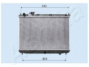 ASHIKA RDA333028 radiatorius, variklio aušinimas 
 Aušinimo sistema -> Radiatorius/alyvos aušintuvas -> Radiatorius/dalys
0K2FT15200A, OK2FT15200A