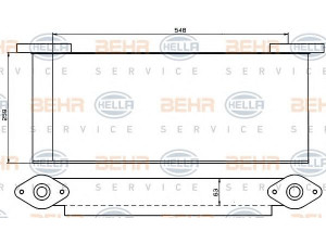 HELLA 8MO 376 949-261 alyvos aušintuvas, variklio alyva
1202 9739 00