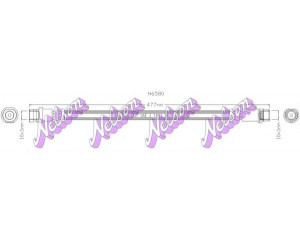Brovex-Nelson H6580 stabdžių žarnelė 
 Stabdžių sistema -> Stabdžių žarnelės
4415858, 93183554, 7701059963, 93183554
