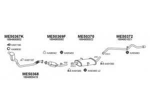 VENEPORTE 500245 išmetimo sistema 
 Išmetimo sistema -> Išmetimo sistema, visa