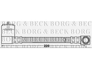 BORG & BECK BBH6934 stabdžių žarnelė 
 Stabdžių sistema -> Stabdžių žarnelės
04721038