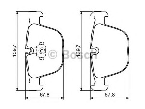 BOSCH 0 986 494 325 stabdžių trinkelių rinkinys, diskinis stabdys 
 Techninės priežiūros dalys -> Papildomas remontas
34 21 6 783 555, 34 21 6 794 879