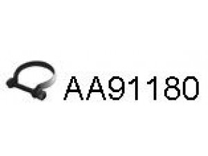 VENEPORTE AA91180 spaustukas, išmetimo sistema 
 Išmetimo sistema -> Surinkimo dalys -> Atskiros surinkimo dalys -> Užveržimo elementas
1347964080, 171383