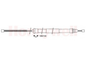 BENDIX 431242B trosas, stovėjimo stabdys 
 Stabdžių sistema -> Valdymo svirtys/trosai
474589