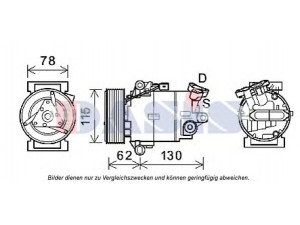 AKS DASIS 852732N kompresorius, oro kondicionierius 
 Oro kondicionavimas -> Kompresorius/dalys
92600JD71A, 92600JD71B