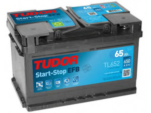 TUDOR TL652 starterio akumuliatorius; starterio akumuliatorius 
 Elektros įranga -> Akumuliatorius