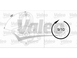 VALEO 436056 starteris 
 Elektros įranga -> Starterio sistema -> Starteris