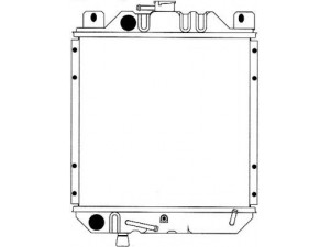 SAKURA  Automotive 1081-0216 radiatorius, variklio aušinimas