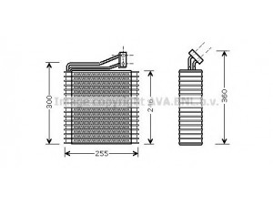 AVA QUALITY COOLING CRV040 garintuvas, oro kondicionierius 
 Oro kondicionavimas -> Garintuvas
04864959AC, 4644548, 4864959, 5011513