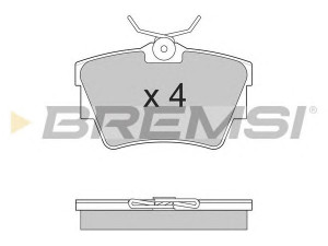BREMSI BP2866 stabdžių trinkelių rinkinys, diskinis stabdys 
 Techninės priežiūros dalys -> Papildomas remontas
4406000QAF, 7701054772, 1605199