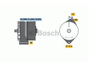 BOSCH 0 120 469 850 kintamosios srovės generatorius 
 Elektros įranga -> Kint. sr. generatorius/dalys -> Kintamosios srovės generatorius
049 903 027 B