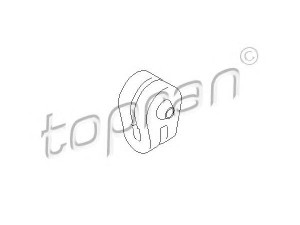 TOPRAN 700 617 laikantysis rėmas, duslintuvas 
 Išmetimo sistema -> Surinkimo dalys -> Atskiros surinkimo dalys -> Gnybtas
7700 816 862, 7700 828 897