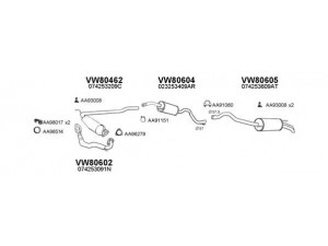 VENEPORTE 800582 išmetimo sistema 
 Išmetimo sistema -> Išmetimo sistema, visa