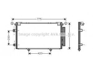 AVA QUALITY COOLING TO5319D kondensatorius, oro kondicionierius 
 Oro kondicionavimas -> Kondensatorius
8846006070, 8846006140