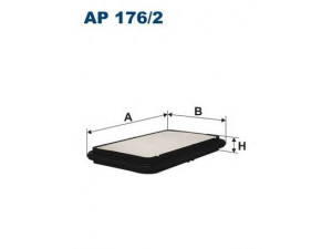 FILTRON AP176/2 oro filtras 
 Techninės priežiūros dalys -> Techninės priežiūros intervalai
1378080GA0, 1378080GA0000