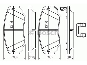 BOSCH 0 986 494 632 stabdžių trinkelių rinkinys, diskinis stabdys 
 Techninės priežiūros dalys -> Papildomas remontas
13237750, 13237753, 1605624, 22959105