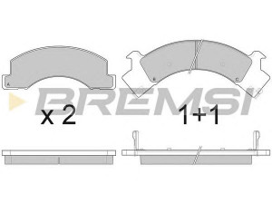 BREMSI BP3084 stabdžių trinkelių rinkinys, diskinis stabdys
8970947100