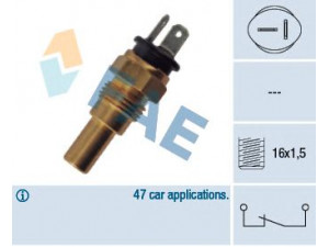 FAE 32742 siuntimo blokas, aušinimo skysčio temperatūra 
 Elektros įranga -> Jutikliai
MD-050214