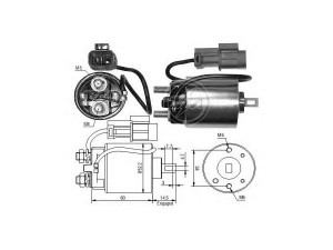 ERA 227691 solenoidinis jungiklis, starteris 
 Elektros įranga -> Starterio sistema -> Solenoidinis jungiklis
23343-17C00, 23343-G8400, 21148 7508