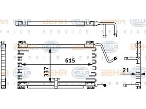 HELLA 8FC 351 317-681 kondensatorius, oro kondicionierius 
 Oro kondicionavimas -> Kondensatorius
77 00 752 613, 77 00 752 613