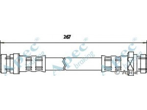 APEC braking HOS3560 stabdžių žarnelė 
 Stabdžių sistema -> Stabdžių žarnelės
5873722000, 5873722001, 5873722100