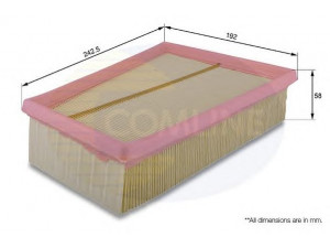 COMLINE EAF599 oro filtras 
 Filtrai -> Oro filtras
8200261781, 8200302666, 8200371663