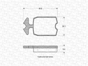 MAGNETI MARELLI 363702160638 stabdžių trinkelių rinkinys, diskinis stabdys 
 Techninės priežiūros dalys -> Papildomas remontas
75516219, 75516220, 95542661, 95551761