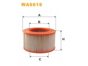 WIX FILTERS WA6616 oro filtras 
 Techninės priežiūros dalys -> Techninės priežiūros intervalai
0K72C23603