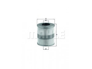 KNECHT KX 218D kuro filtras 
 Techninės priežiūros dalys -> Papildomas remontas
95508002, 1640500QAC, 4412830, 4416250