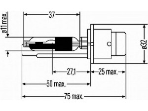 HELLA 8GS 007 001-197 lemputė