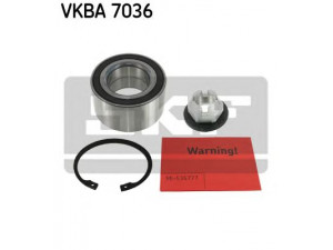 SKF VKBA 7036 rato guolio komplektas 
 Ašies montavimas/vairavimo mechanizmas/ratai -> Rato stebulė/montavimas -> Rato guolis
16 101 376 80, 16 101 376 80