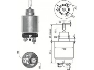 MAGNETI MARELLI 940113050273 solenoidinis jungiklis, starteris