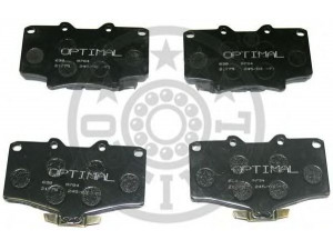 OPTIMAL 9880 stabdžių trinkelių rinkinys, diskinis stabdys 
 Techninės priežiūros dalys -> Papildomas remontas
0446535140, 0449135140, 0449135240
