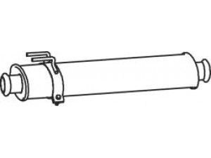 DINEX 73302 vidurinis duslintuvas 
 Išmetimo sistema -> Duslintuvas
4401372, 4414987, 4500126, 9109372